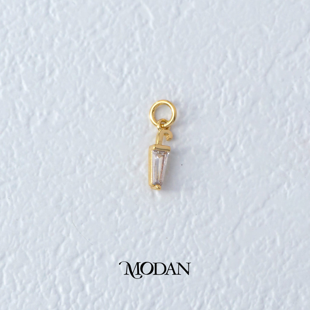 Simple Mini Baguette Umbrella DIY Pendant Liontin Payung Kecil Hypoallergenic Gold Filled