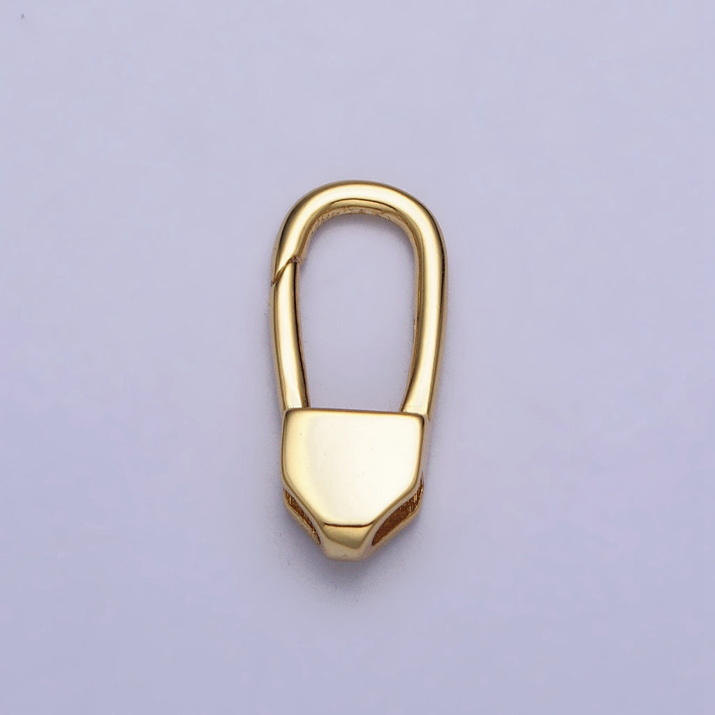 Long Triggerless Clasp DIY Necklace Closure Pengait Aksesoris Hypoallergenic Gold Filled