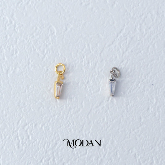 Simple Mini Baguette Umbrella DIY Pendant Liontin Payung Kecil Hypoallergenic Gold Filled