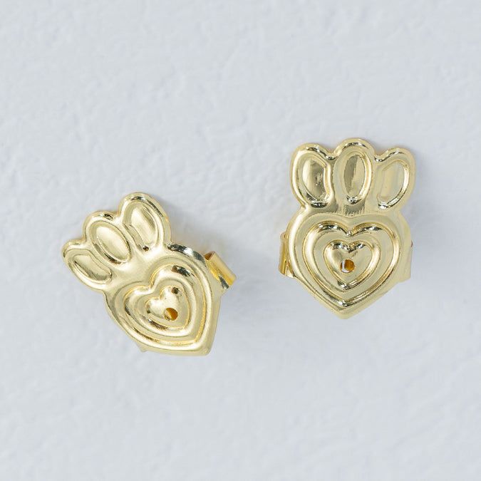 (1 Pasang) Heart Stabilizer Earrings Back Lifter DIY Pengangkat Anting Hypoallergenic Gold Filled