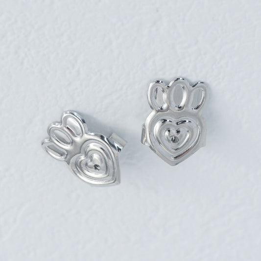 (1 Pasang) Heart Stabilizer Earrings Back Lifter DIY Pengangkat Anting Hypoallergenic Gold Filled
