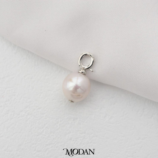 Pink Mini Freshwater Pearl Pendant DIY Pendant Liontin Mutiara Hypoallergenic Gold Filled