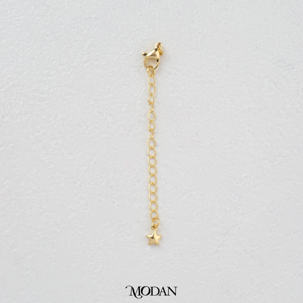 Star Chain Extender Lobster Claps DIY Necklace Closure Rantai Tambahan Kalung/Gelang Bintang Hypoallergenic Gold Filled