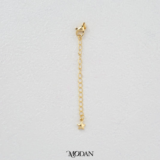 Star Chain Extender Lobster Claps DIY Necklace Closure Rantai Tambahan Kalung/Gelang Bintang Hypoallergenic Gold Filled