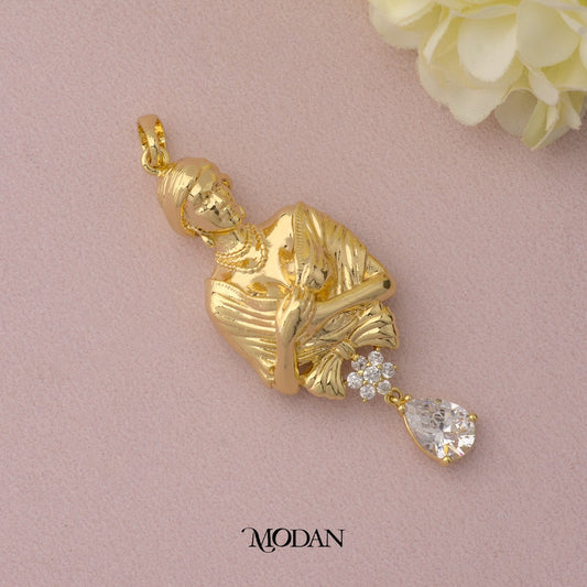 Vintage Traditional Woman Pendant DIY Pendant Liontin Bandul Kalung Wanita Hypoallergenic Gold Plated