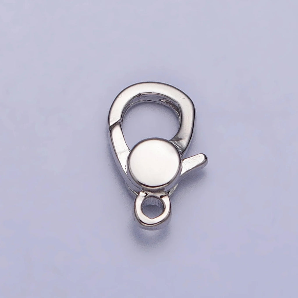 Mini Oval Lobster Clasp DIY Necklace Closure Pengait Aksesoris Hypoallergenic Gold Filled