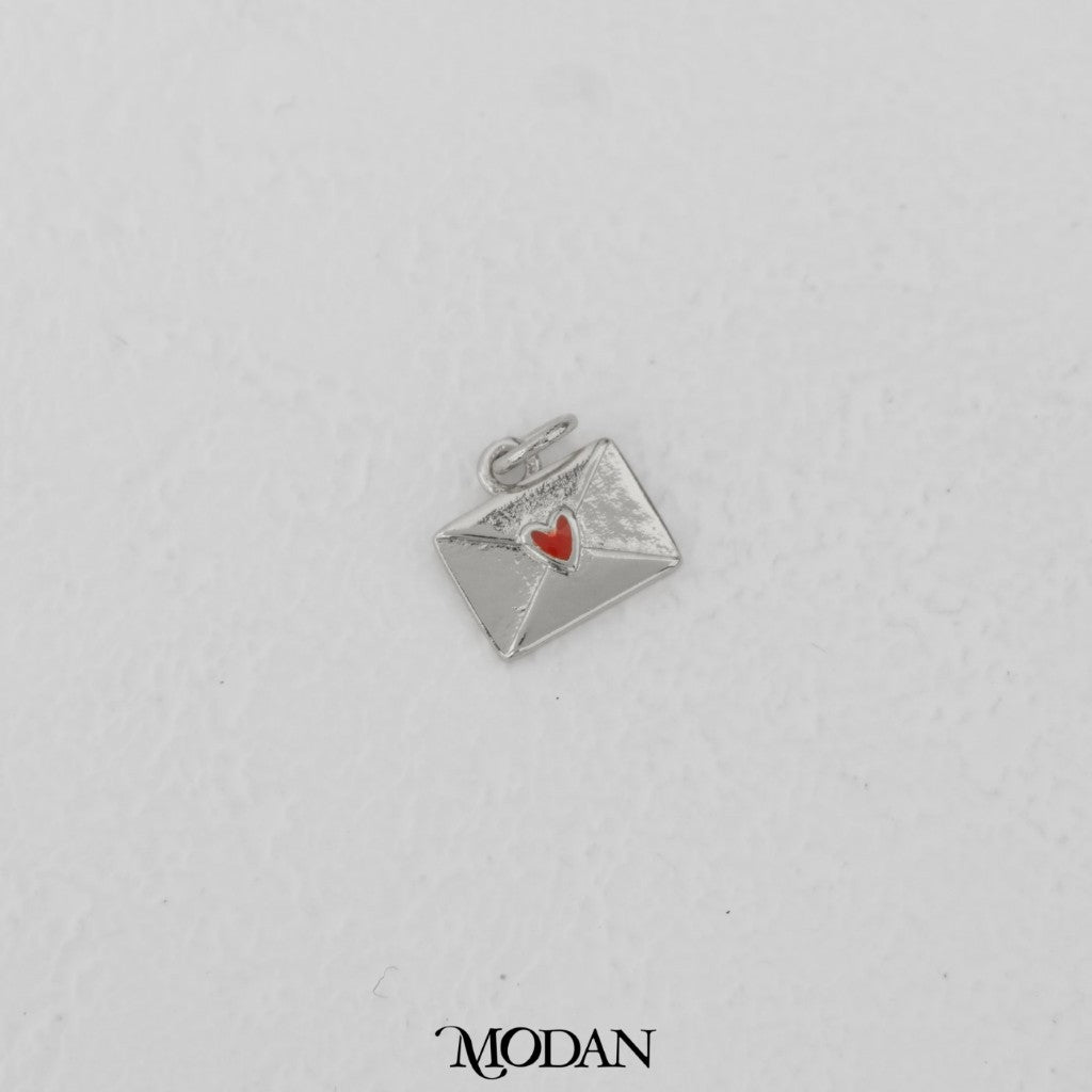 Mini Envelope Love Letter Charm DIY Charm Liontin Amplop Surat Cinta Hypoallergenic Gold Filled