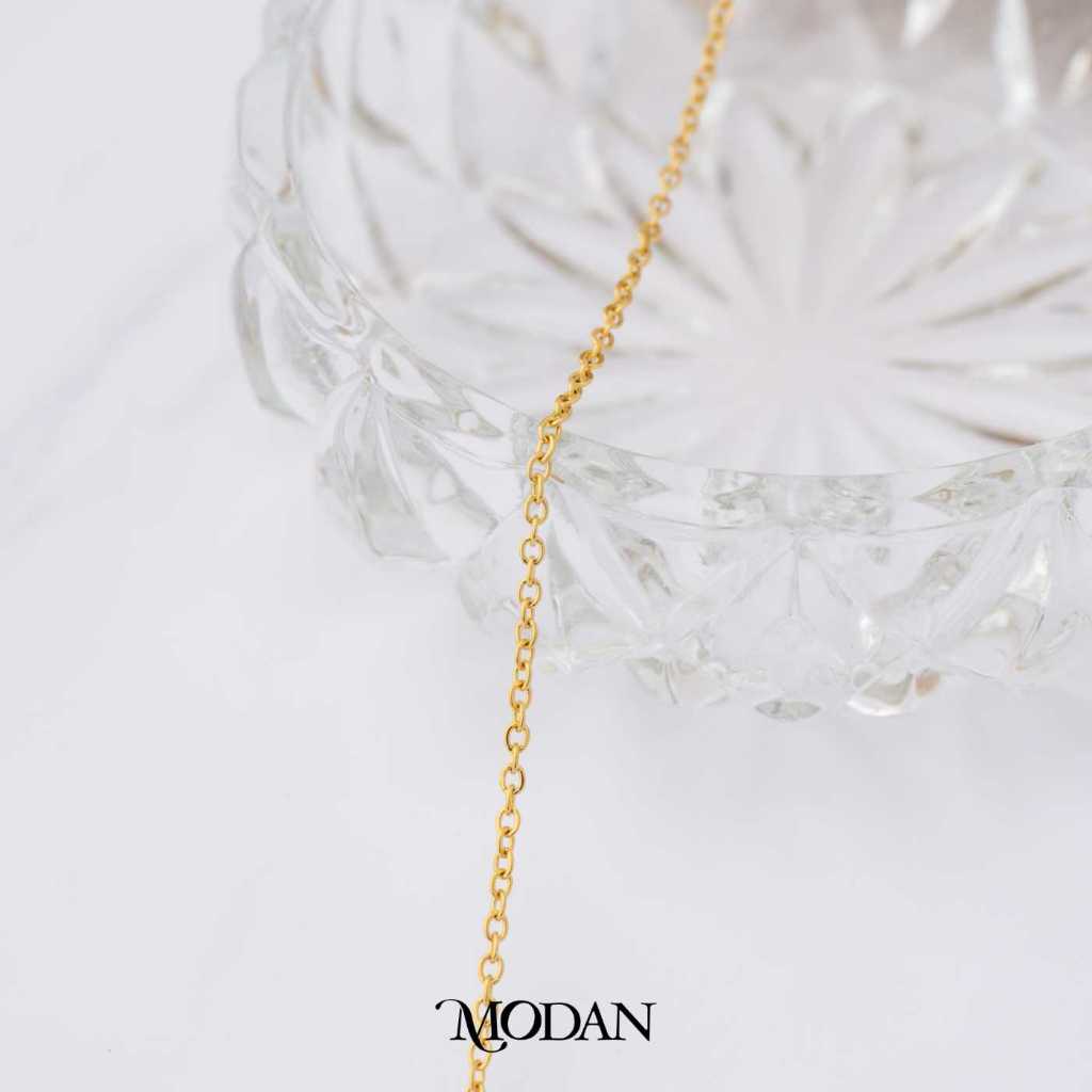 Cable Unfinished Chain DIY Chain Rantai Kalung Gelang Meteran Hypoallergenic Stainless Steel