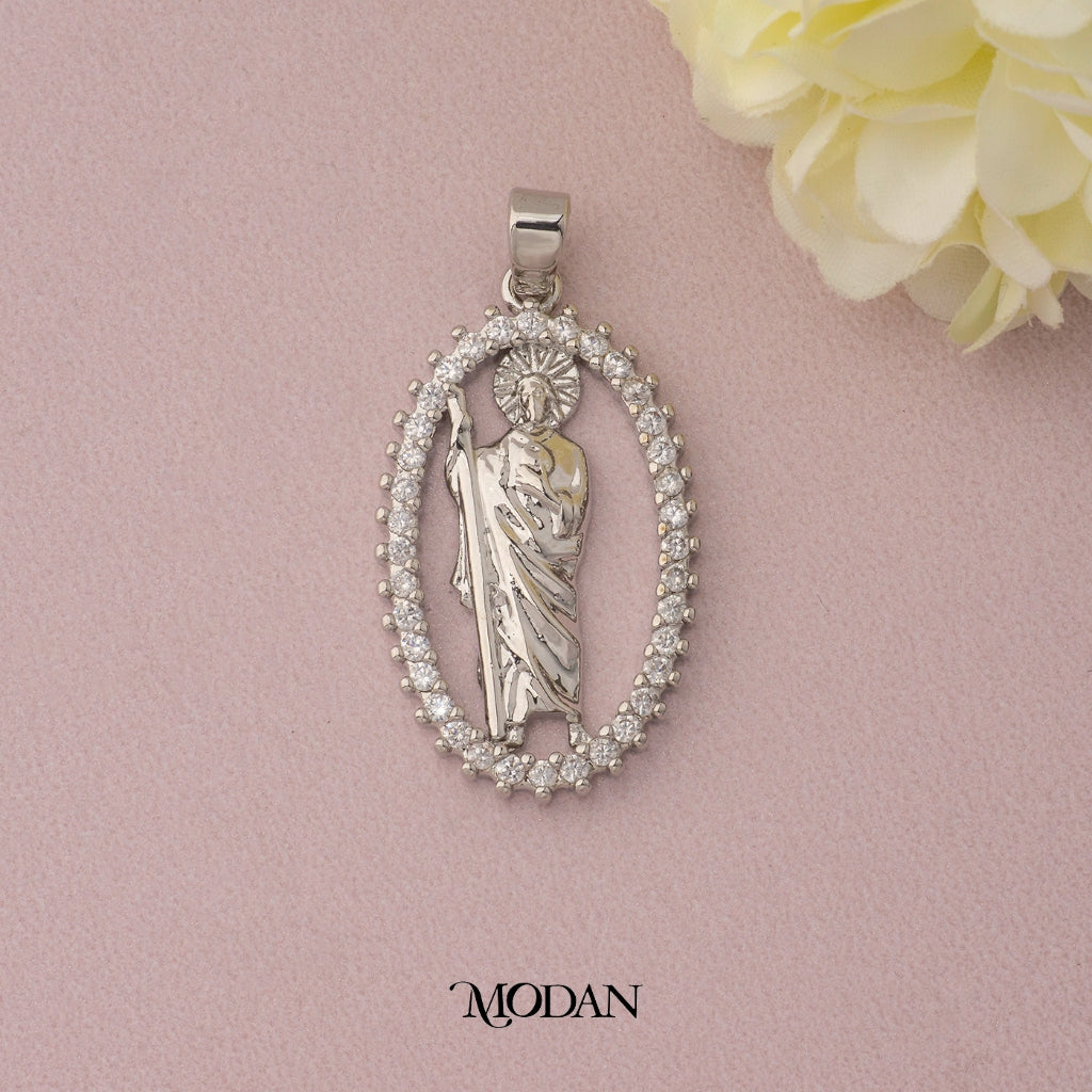 Saint Jude Pendant DIY Pendant Liontin Rohani Hypoallergenic Gold Filled