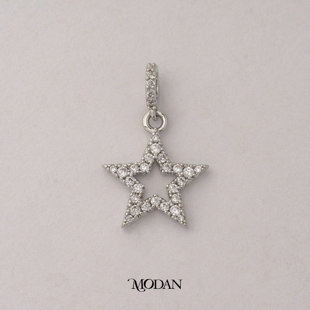 Christmas Star Pendant DIY Pendant Liontin Bintang Natal Hypoallergenic Gold Plated