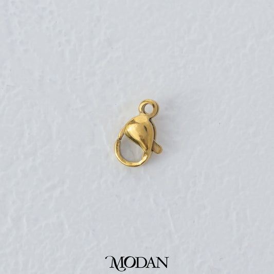 (10mm) Titanium Lobster Clasp DIY Pengait Kokot Udang Untuk Kalung/Gelang Bentuk Hati Hypoallergenic Stainless Steel