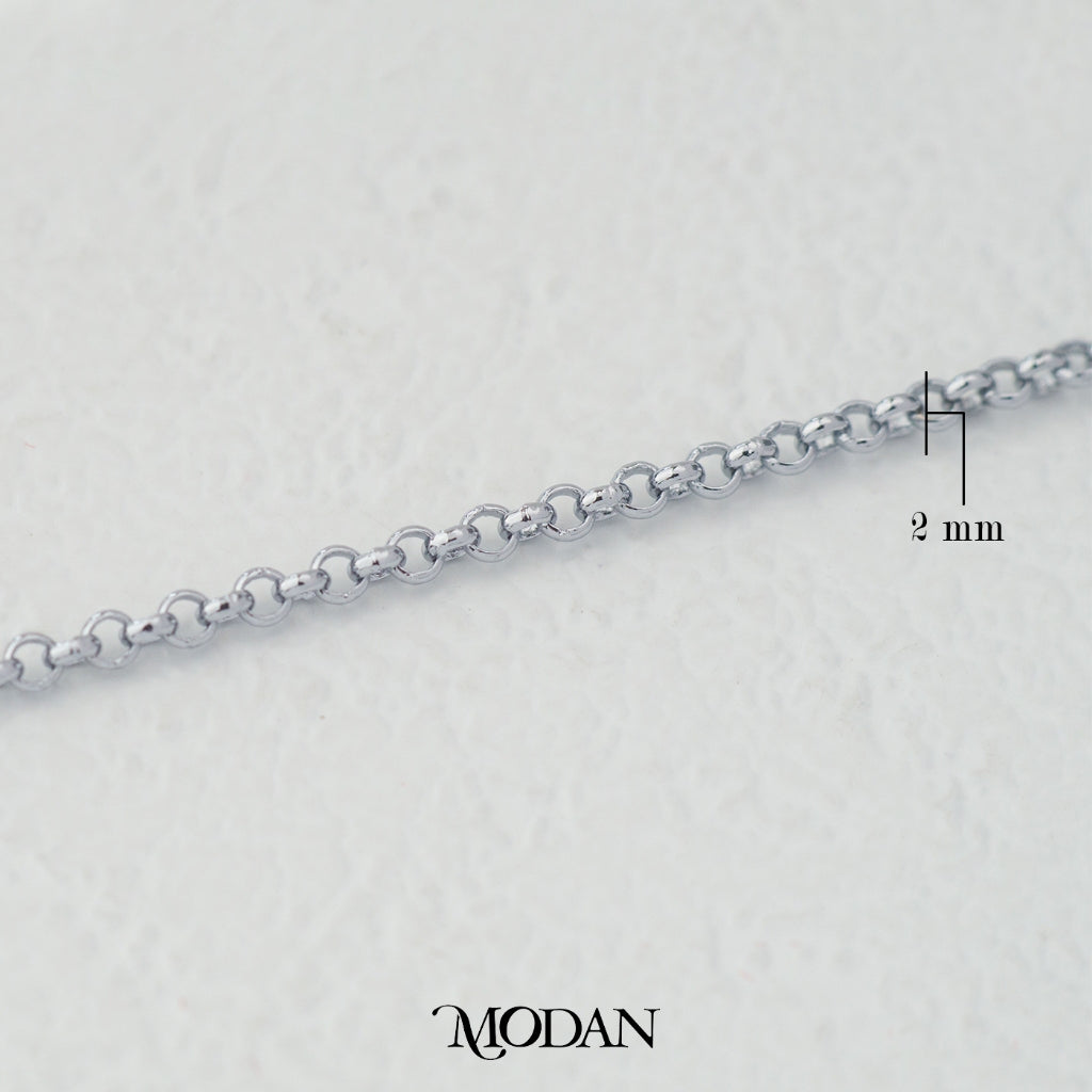 Round Rolo Unfinished DIY Chain Rantai Kalung Gelang Meteran Hypoallergenic Gold Filled