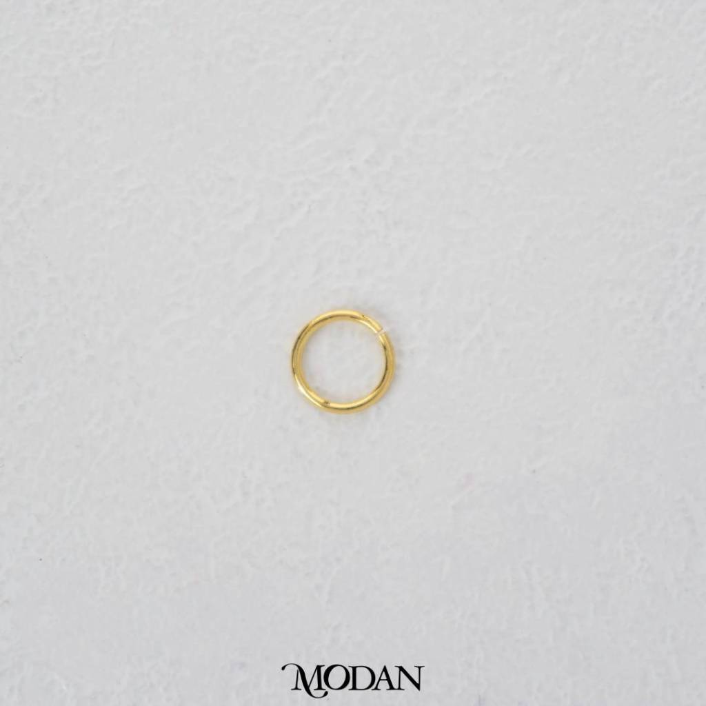 (10 pcs) 6mm Jump Ring O 6mm DIY Necklace Closure Pengait Bulat Warna - Warni Hypoallergenic Gold Filled