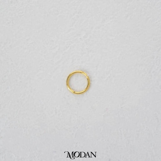 (10 pcs) 4mm Jump Ring O DIY Necklace Closure Pengait Bulat Warna - Warni Hypoallergenic Gold Filled