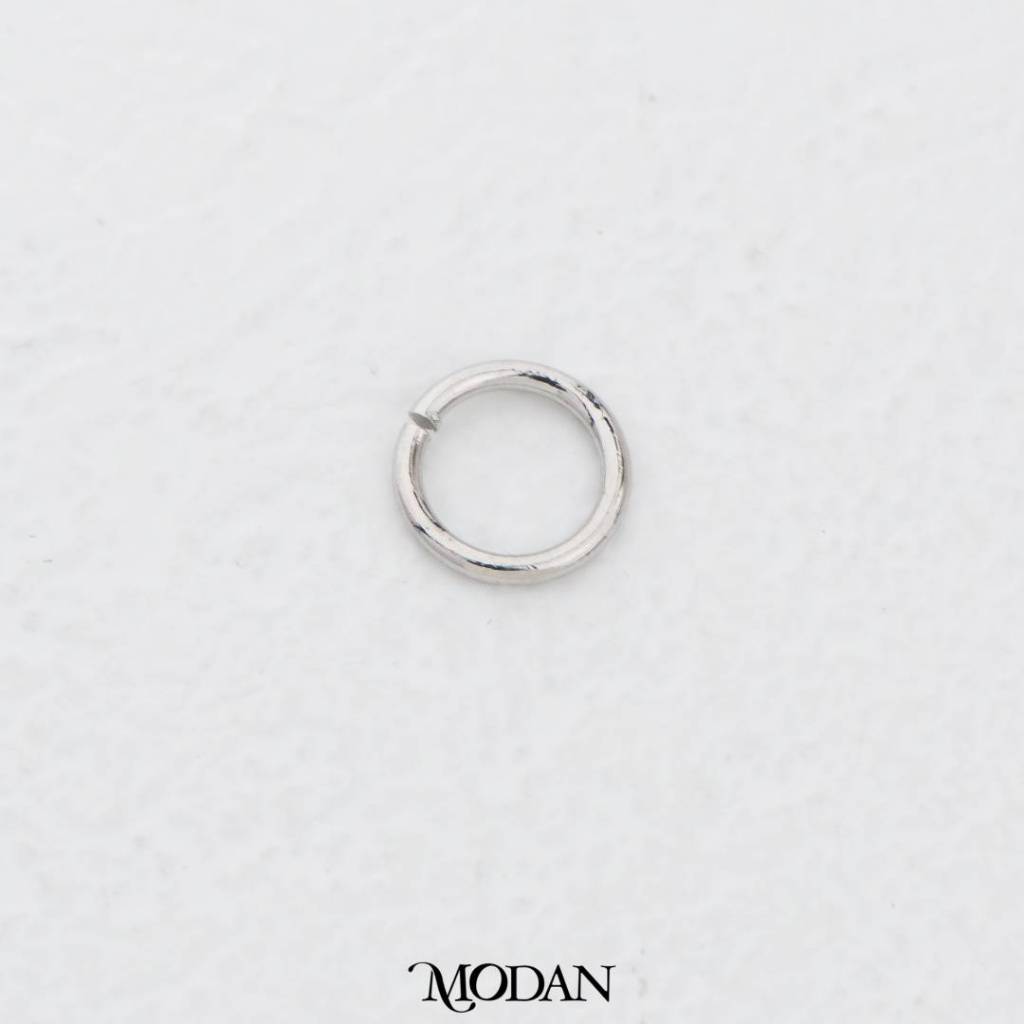 (10 pcs) 4mm Jump Ring O DIY Necklace Closure Pengait Bulat Warna - Warni Hypoallergenic Gold Filled