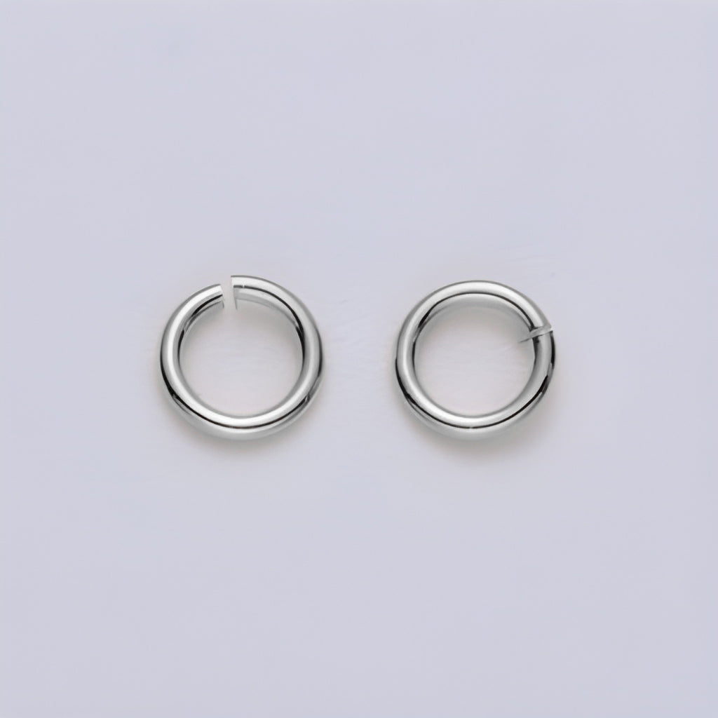 (10 pcs) 5mm Jump Ring O 6mm DIY Necklace Closure Pengait Bulat Hypoallergenic Gold Filled