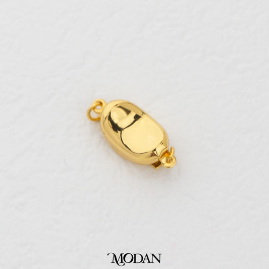 Push In Clasp DIY Necklace Closure Pengait Kalung Hypoallergenic Gold Filled