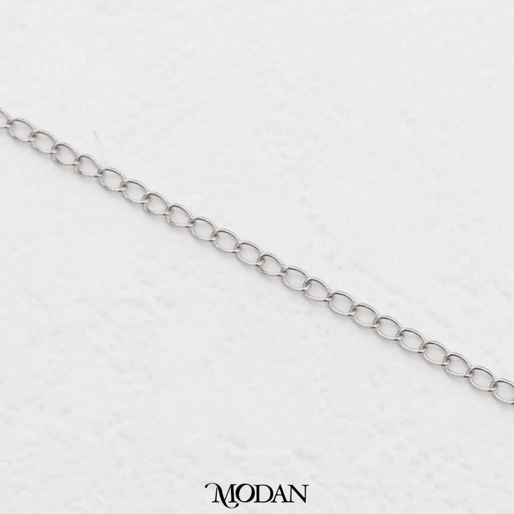 (2mm) Extender Chain Unfinished DIY Chain Rantai Kalung Gelang Meteran Hypoallergenic Gold Filled