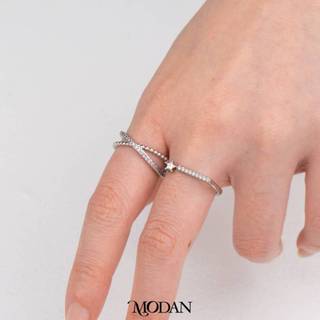 Bundling Stacked Elegant Ring Paket Bundling Cincin Layer