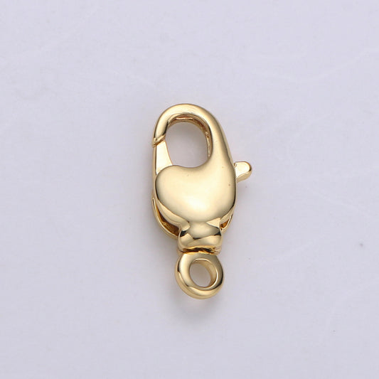 12mm Oval Lobster Clasps DIY Necklace Closure Pengait Aksesoris Hypoallergenic Gold Filled