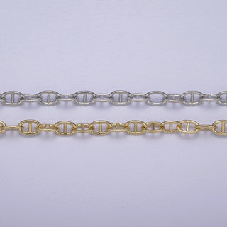 Plain Anchor Chain Unfinished DIY Chain Rantai Meteran Hypoallergenic Gold Filled