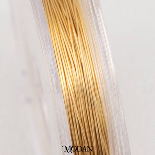 25 meter Beading Wire DIY Jewelry Making Kawat Meteran Hypoallergenic Gold Plated