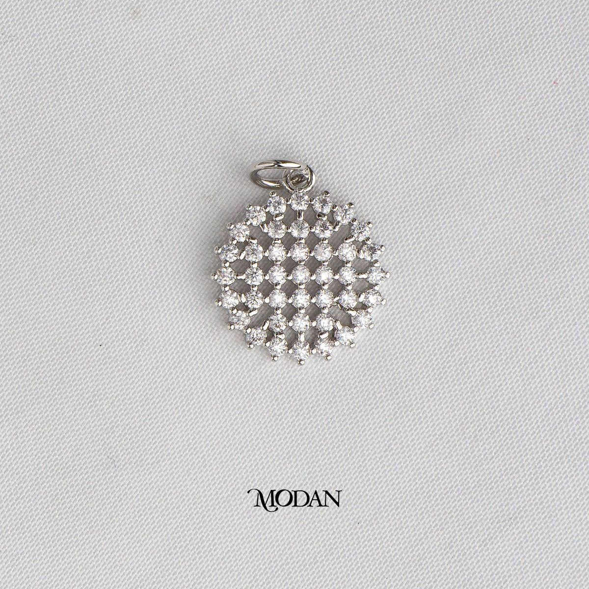 Clear, Green Geometric Circle Bar DIY Charm Liontin Lingkaran Berlian Pasir Hypoallergenic Gold Plated