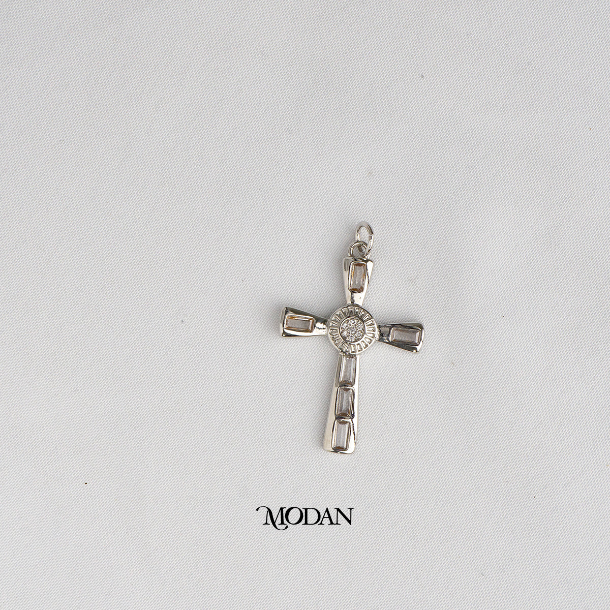Religious Cross DIY Charm Liontin Salib Hypoallergenic Gold Plated