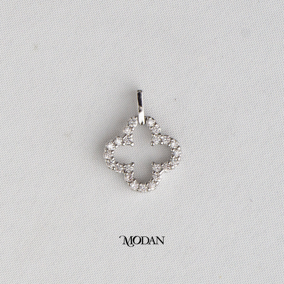 Lucky Leaf Clover DIY Charm Liontin Daun Semanggi Keberuntungan Hypoallergenic Gold Filled