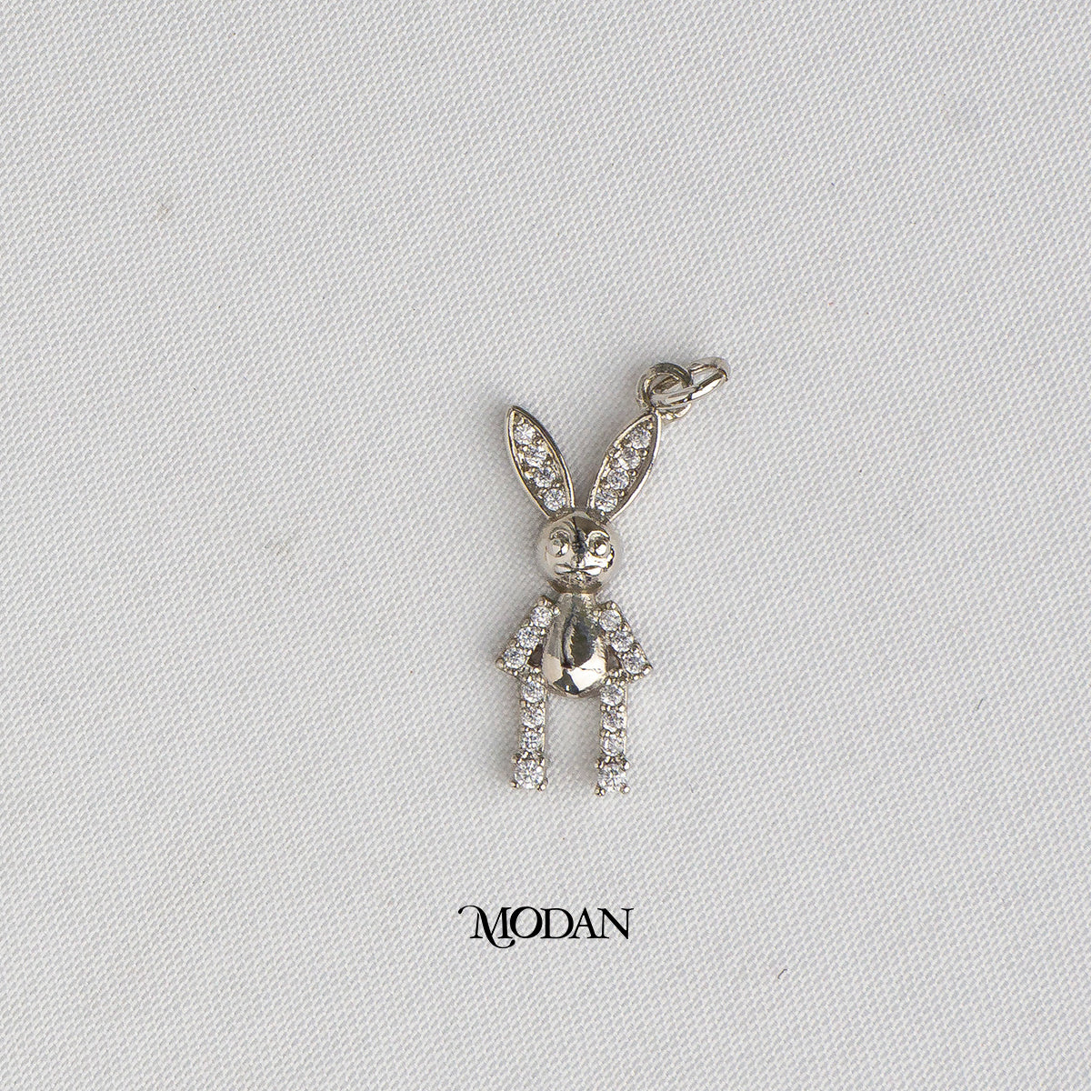 Mini Rabbit Hare Animal DIY Charm Liontin Kelinci Hypoallergenic Gold Plated