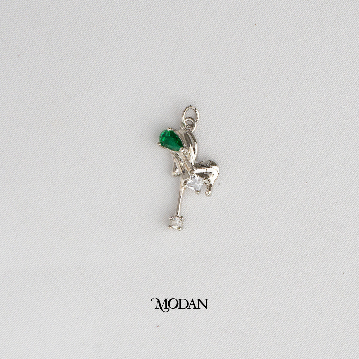 Colorful Irregular Melting Heart DIY Charm Liontin Hati Meleleh Hypoallergenic Gold Filled