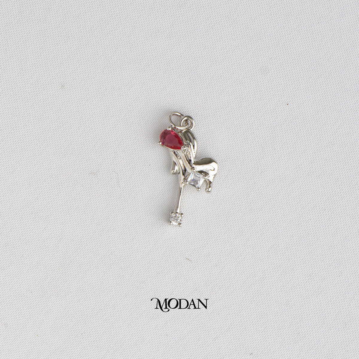 Colorful Irregular Melting Heart DIY Charm Liontin Hati Meleleh Hypoallergenic Gold Filled
