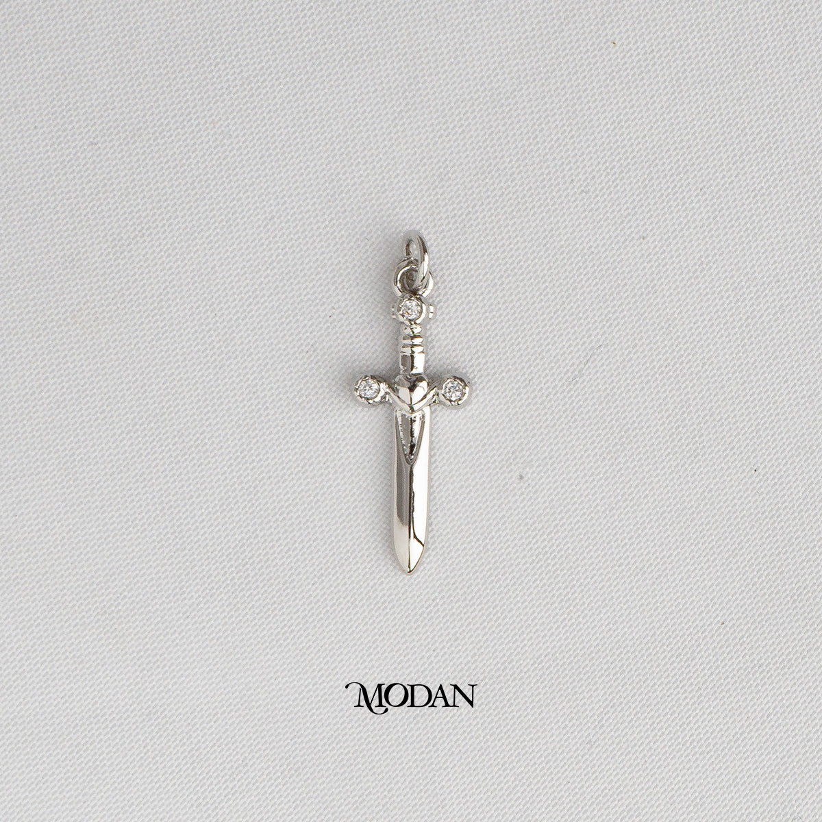 Mini Sword DIY Charm Liontin Pedang Religi Hypoallergenic Gold Plated