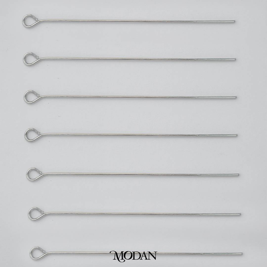 (20 pcs) (45mm) Golden Eye Pin DIY Closure Paku 9 Hypoallergenic Gold Plated