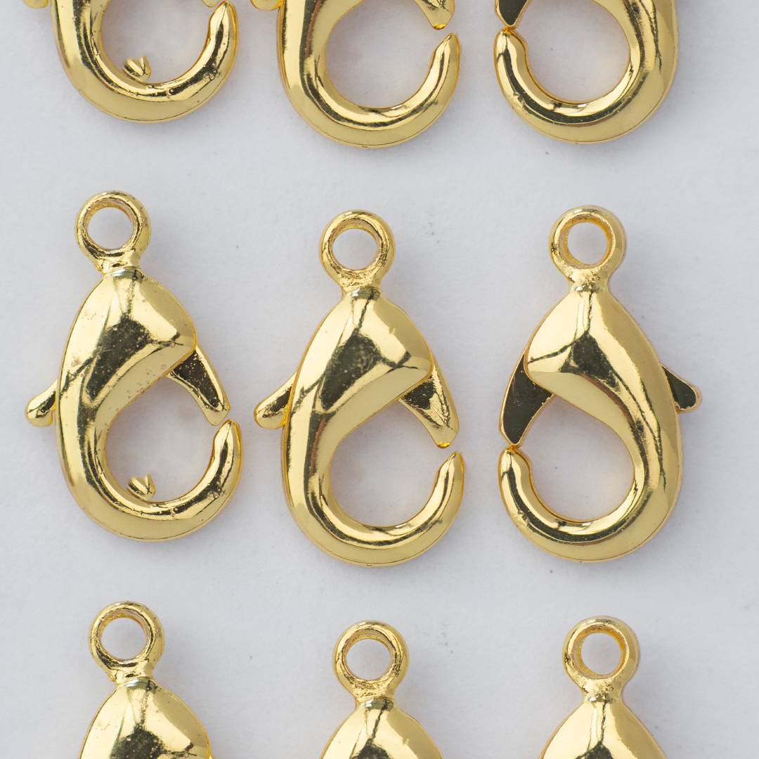 (5pcs) (12mm) Lobster Clasps DIY Closure Kokot Udang Kait Kalung / Gelang Hypoallergenic Gold Filled