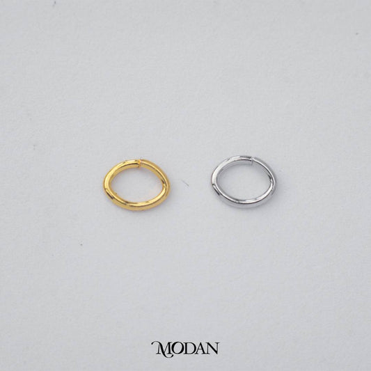 (10 pcs) (3x4mm) Oval Jump Ring DIY Pengait Elips Hypoallergenic Gold Filled