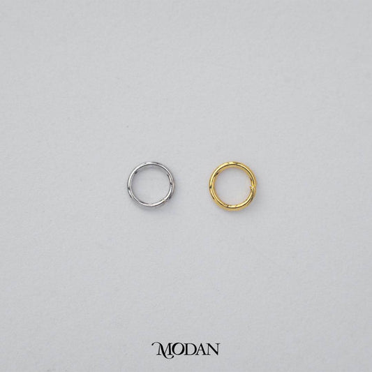 (20 pcs) (3mm) Jump O Ring DIY Pengait Elips Hypoallergenic Gold Plated