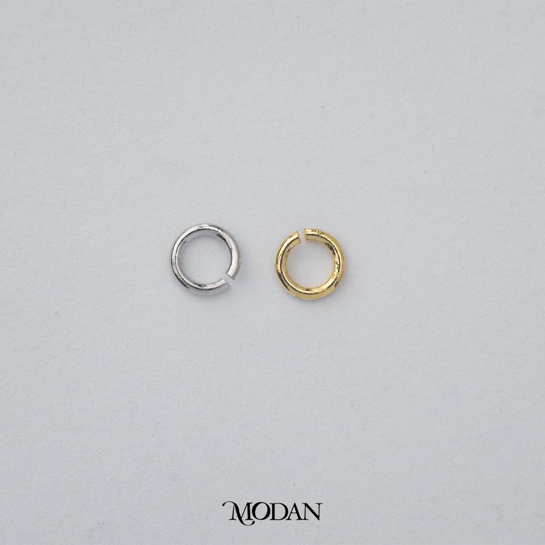 (10 pcs) (3mm) Jump Ring O DIY Pengait Elips Hypoallergenic Gold Filled