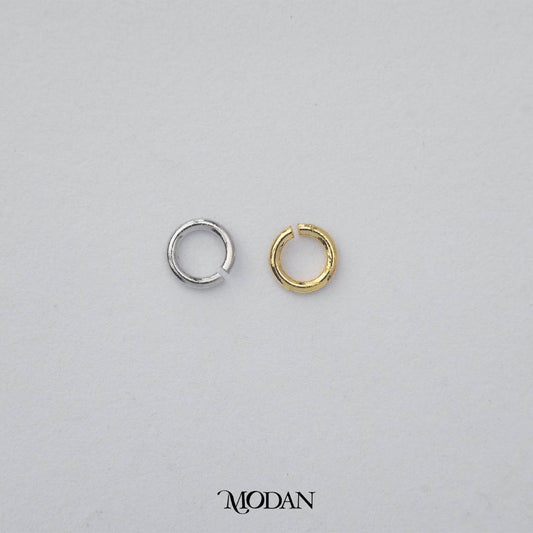 (10 pcs) (3mm) Jump Ring O DIY Pengait Elips Hypoallergenic Gold Filled