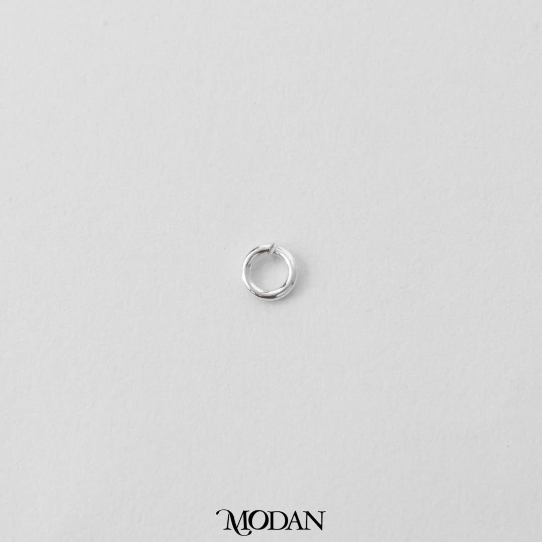(5pcs) (3mm) Jump Ring O DIY Pengait Aksesoris Kalung/Gelang Bentuk Bulat Hypoallergenic S925 Sterling Silver