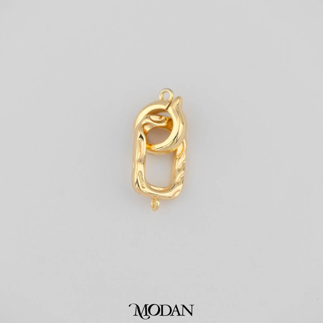 Snap Latch Findings Clasp in Gold and Silver DIY Buka Tutup Pengait Kalung Hypoallergenic Gold Filled