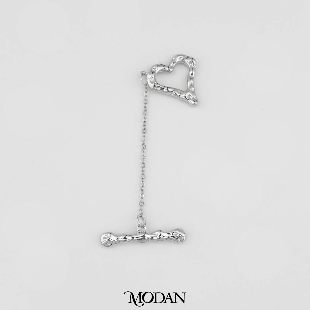 Love Heart Long Toggle Clasp DIY Pengait Kalung/Gelang bentuk Hati Hypoallergenic Gold Filled