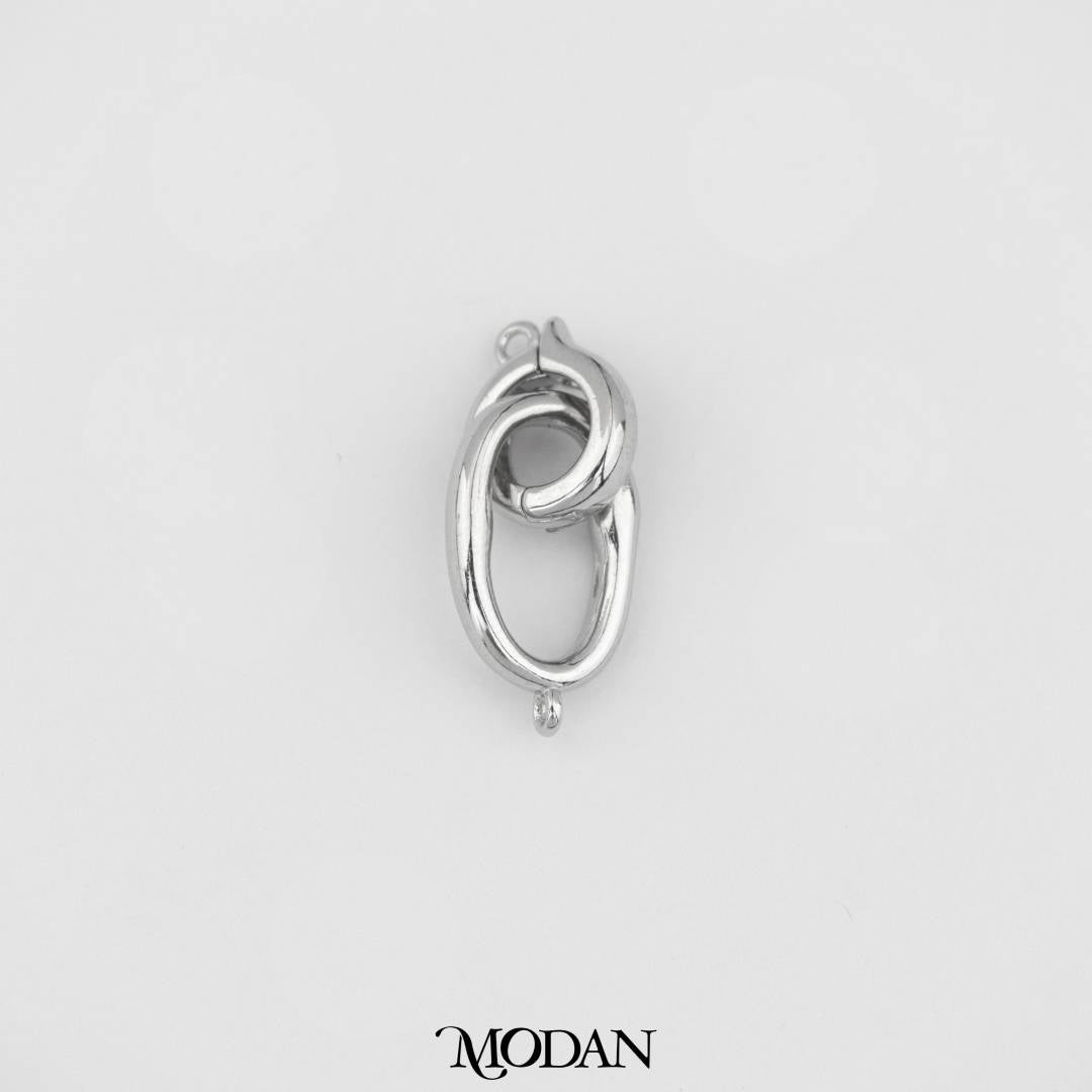 Oval Snap Latch Findings Clasp in Gold and Silver DIY Buka Tutup Pengait Kalung Hypoallergenic Gold Filled