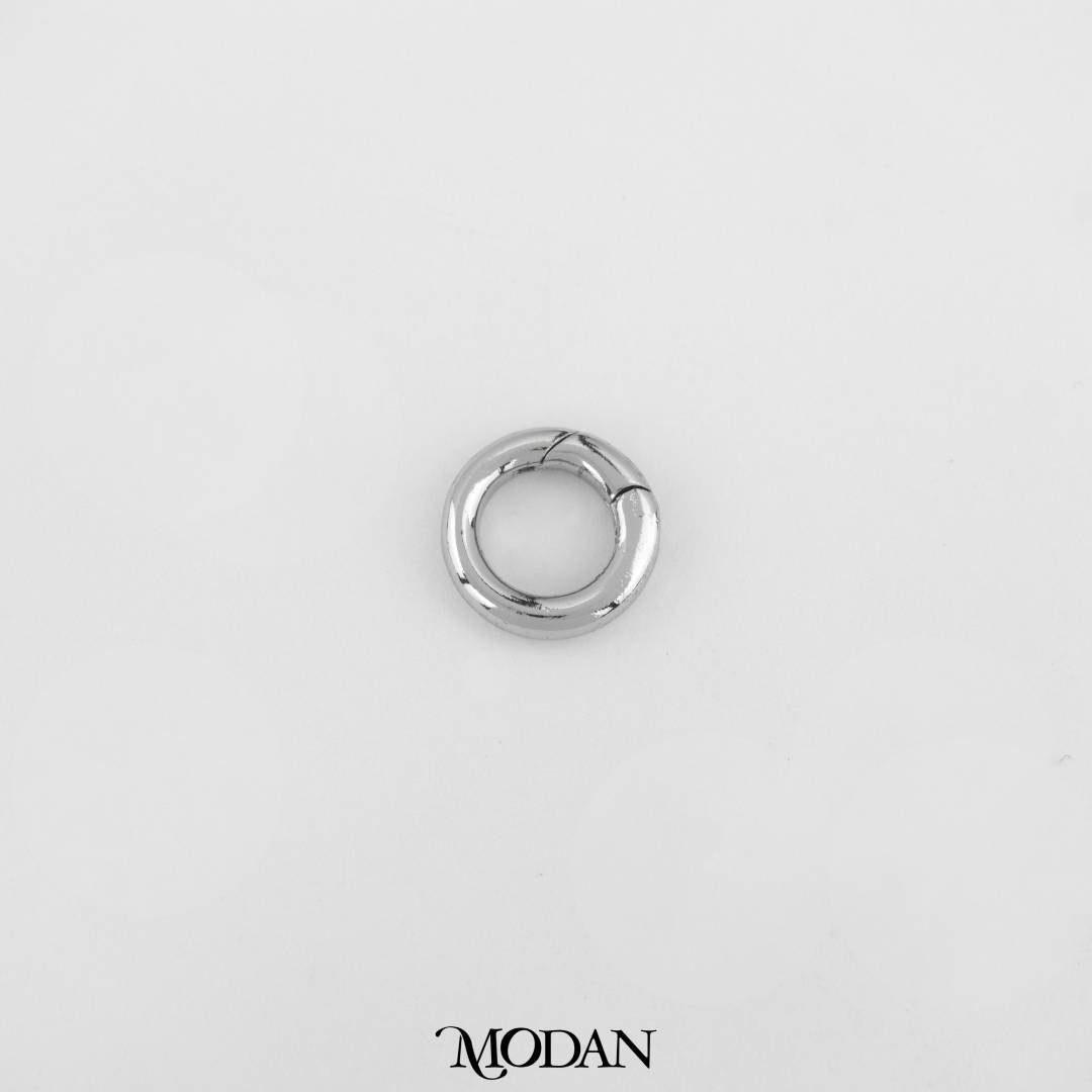 Spring O Push Gate in Gold and Silver DIY Pengait Bulat Kalung/Gelang Hypoallergenic Gold Filled