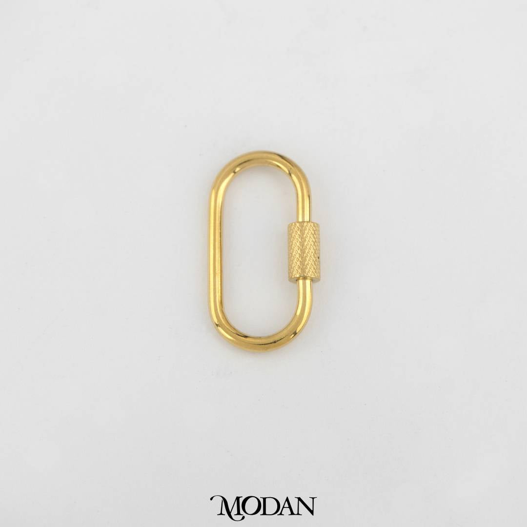 26mm Rectangular Carabiner DIY Pengait Kalung/Gelang Karabiner Hypoallergenic Gold Filled