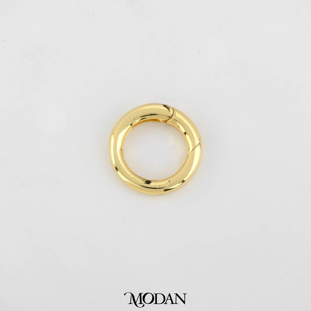 3mm Spring O Push Gate Clasp DIY Pengait Kalung/Gelang Hypoallergenic Gold Filled