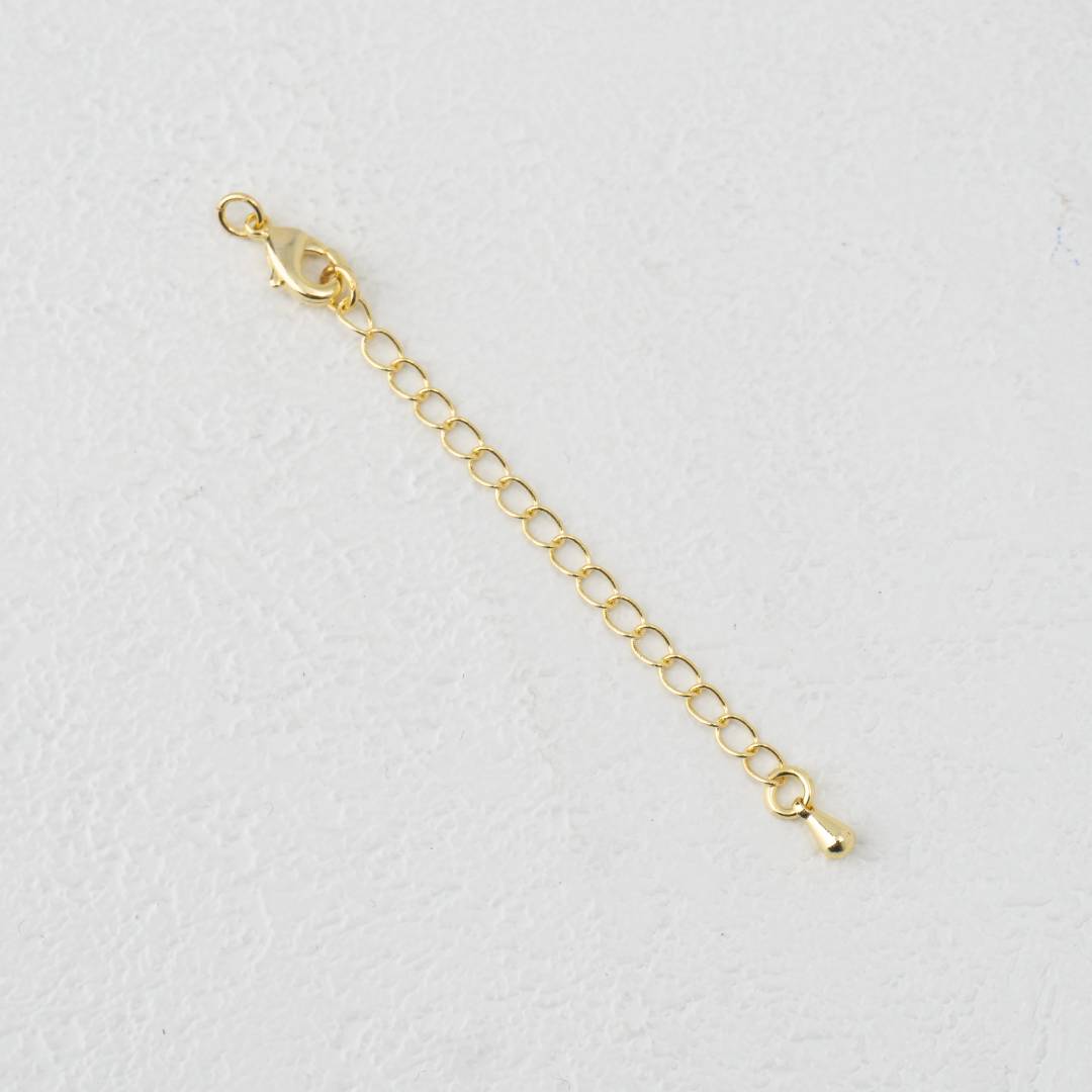 5cm Simple Extender Chain DIY Rantai Tambahan Kalung/Gelang Hypoallergenic Gold Filled