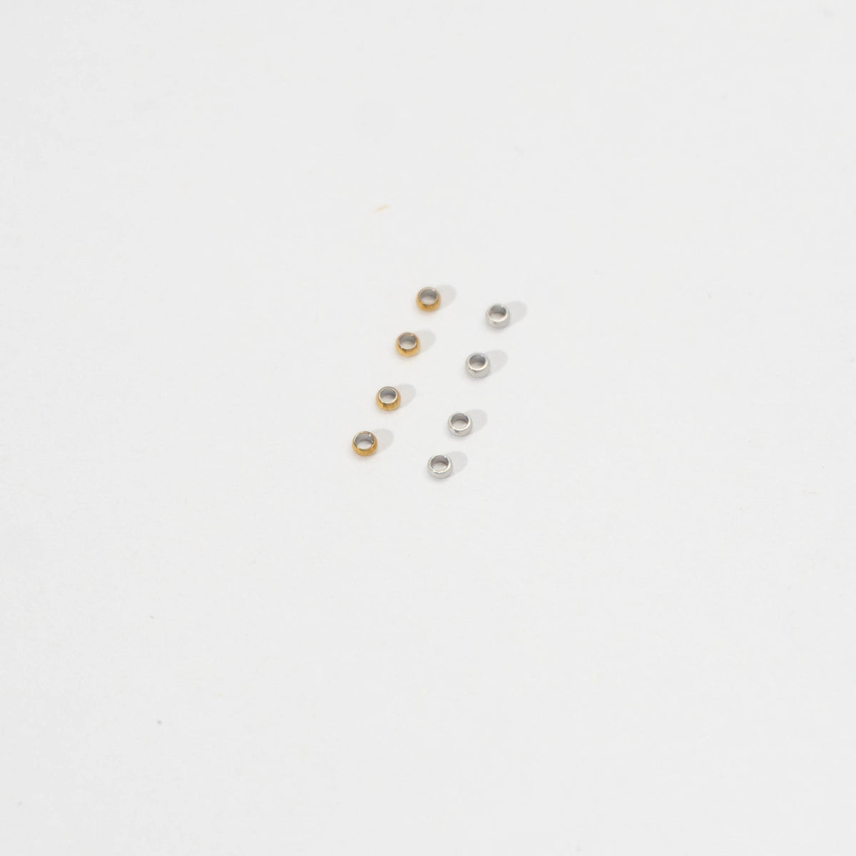 (1 gram) (1.5mm) Crimp Beads Stopper DIY Closure Merica Bulat Hypoallergenic Stainless Steel