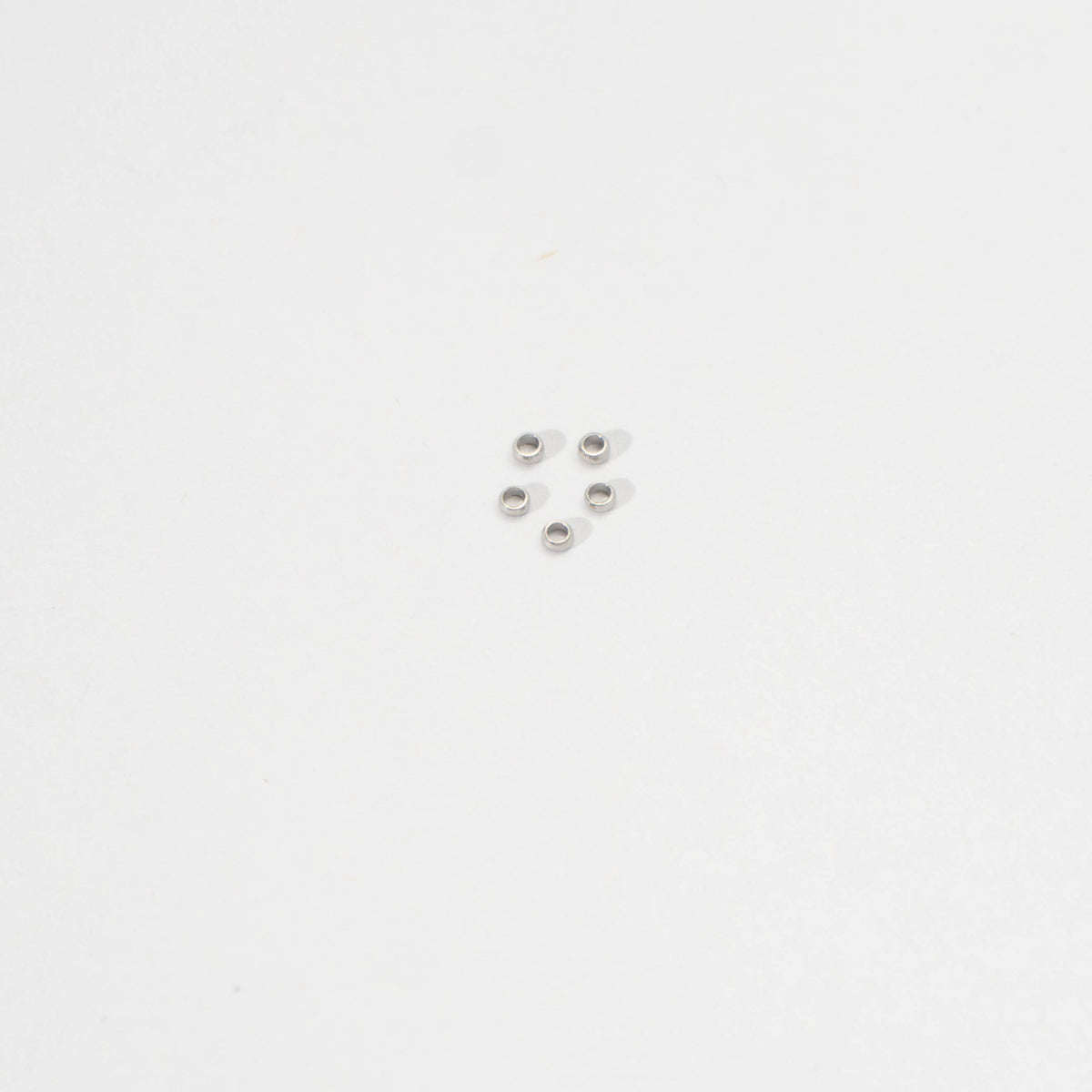 (1 gram) (1.5mm) Crimp Beads Stopper DIY Closure Merica Bulat Hypoallergenic Stainless Steel