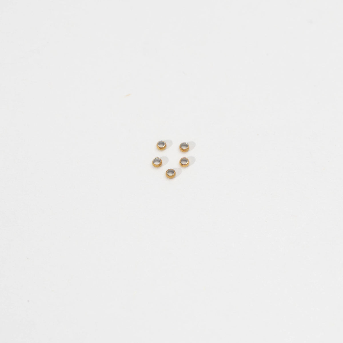 (1 gram) (1.5mm) Crimp Beads Stopper DIY Closure Merica Bulat Hypoallergenic Stainless Steel